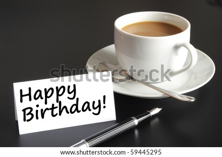 happy birthday coffee