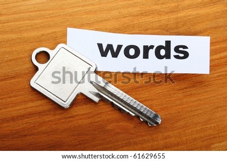 keyword key words seo or metadata concept showing internet data search