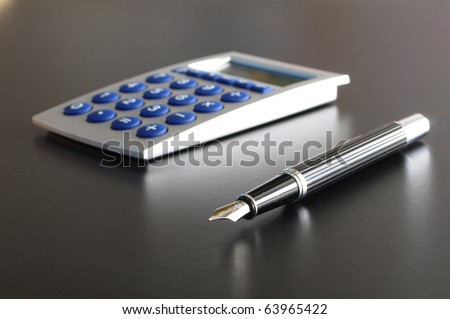 business still life in office on desktop showing work concept