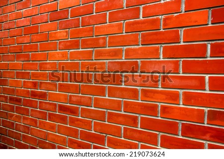The beauty of a big brick white background.