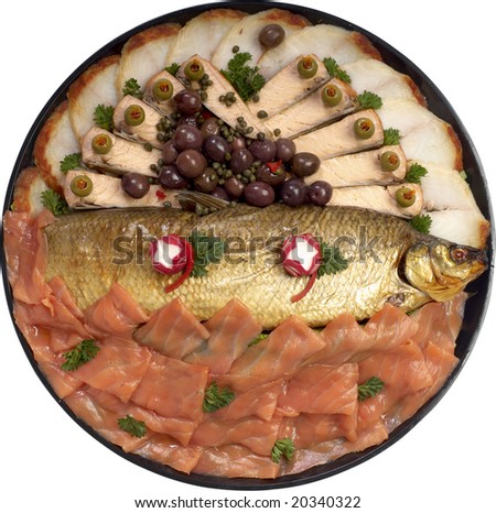 Assorted Smoked Fish Platter