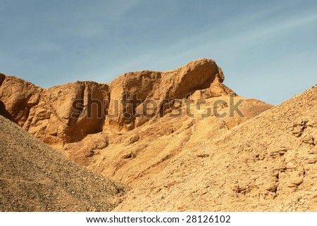 Mountains near the valley of the king