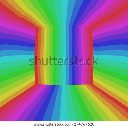 Colorful rainbow abstract background RGB Color 8bit