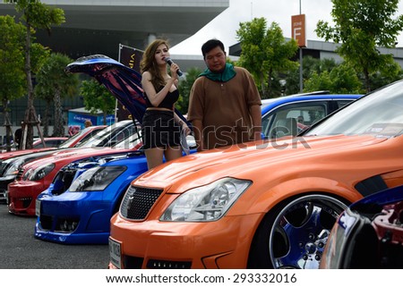 Bangkok, Thailand - June 27, 2015 : VIP car Thailand car show in the VIP style mag. meeting no.1 at the Bangna, Bangkok. This a open event no need press credentials required.