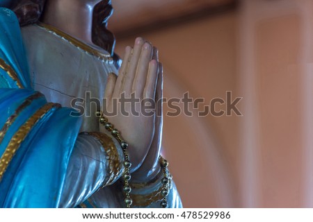 The Virgin Mary statue at The Cathedral of the Immaculate Conception is a Roman Catholic Diocese