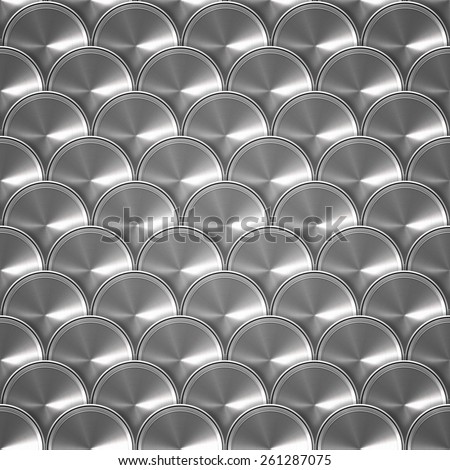 metal Fish scale pattern