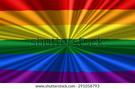 Rainbow gay pride flag