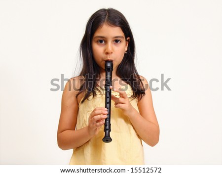 Person Playing Recorder
