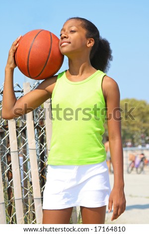 13 year old girl basketball player