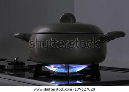 kitchen gas range