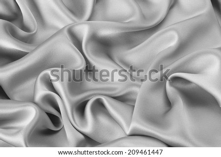 Silver wavy Silk background texture