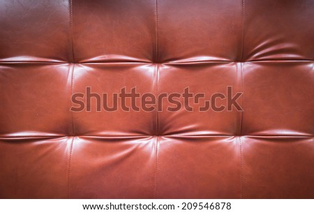 red leather sofa background