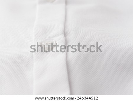 Close-up of a white dress shirt