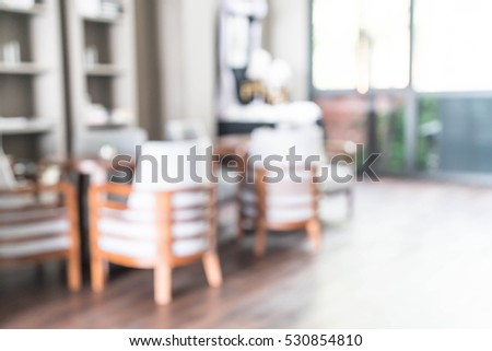 Abstract blur beautiful luxury living room interior for background - Vintage Light Filter