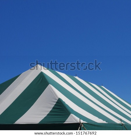 green striped tent top