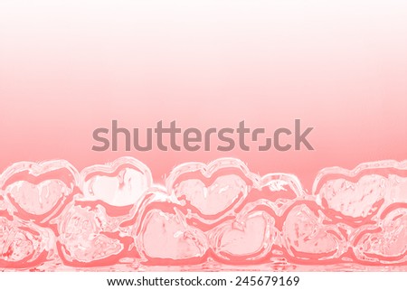 sweet heart shape with filter color background,decoration  for love and valentine day concept.