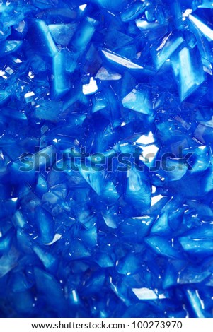 crystals blue