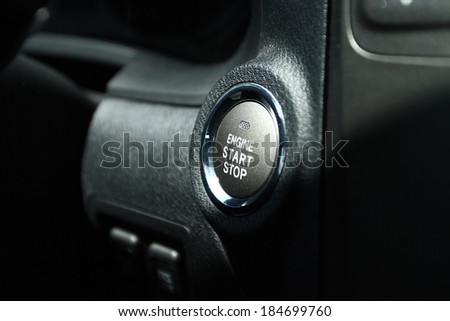 Close up photo of a buttons on the dashboard