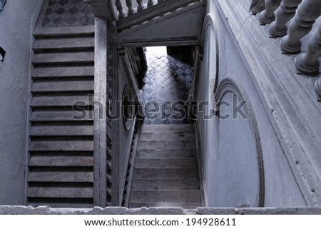 Photo of an old deserted house in Budapest