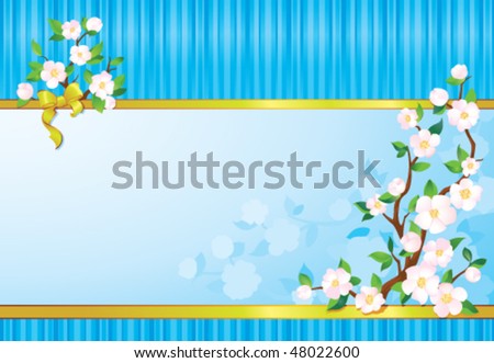 wallpaper spring. vector : Spring wallpaper.