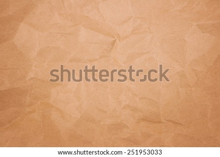 crease brown paper for background, old and ancient