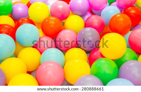 colorful and variety balloon on white background