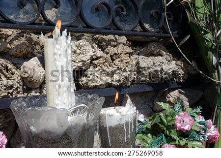 votive wax candle