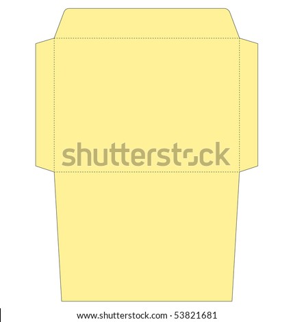 letter envelope template. Envelope template ready to