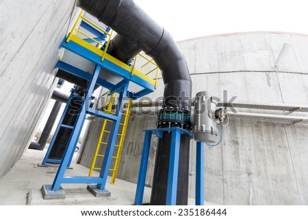 Rainwater treatment plant (RWTP). Environmentally friendly smelter.