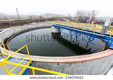 Rainwater treatment plant (RWTP). Environmentally friendly smelter.