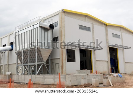 Sofia\'s second waste plant (organic waste plant, waste to energy plant, composting, incineration, landfill, recycling, windrow composting) from the outside.
