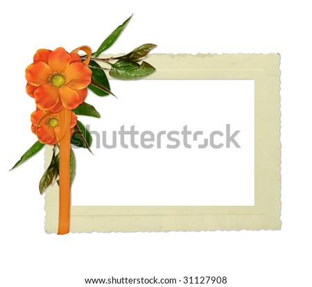 Orange Picture Frame