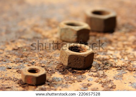 Metal corrosion, nuts