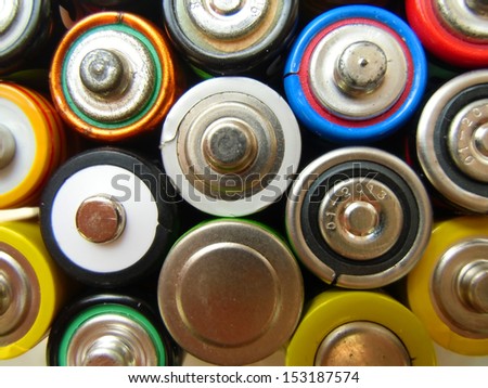 A lot of the batteries