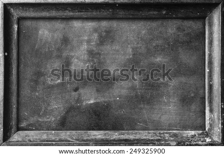 Grunge blank old wood black board or dirty slate board, Food Menu, List, Calendar, Classroom, Training, Remind, Drawing, Preaching, Teacher Day, Note Teaching, Brainstorm, Post concept