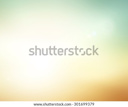 Abstract blurred nature background. Beautiful light of hope from heaven concept.