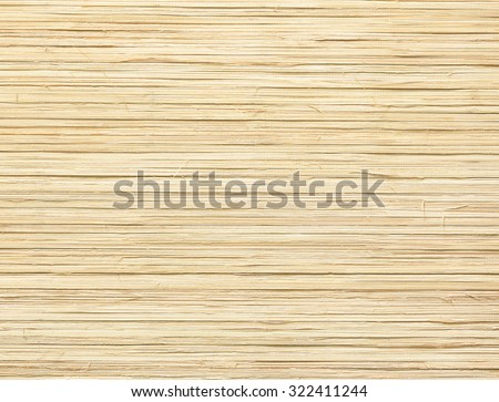 Back side of bamboo brown straw mat as abstract texture background composition, top view above.