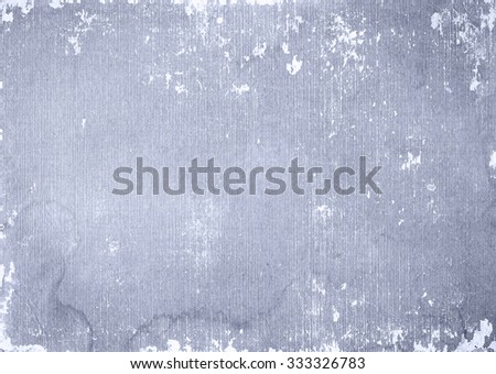 Old light grayish blue book cover background, vintage texture.