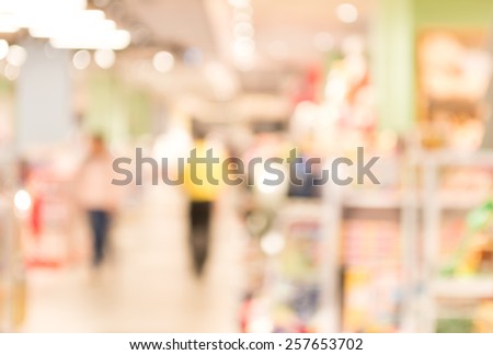 image of retail Shop Blurred background .
