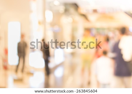 image of retail Shop Blurred background .