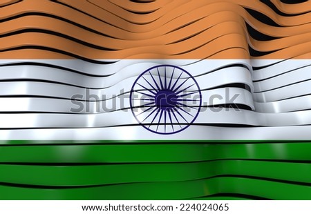 india flag stripes background