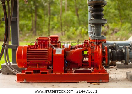 red motor pump water electric for drinking water
