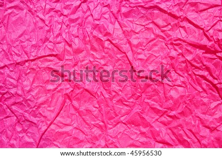 Crumpled Pink Paper