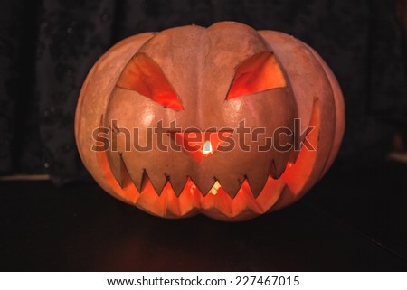 pumpkin halloween black holiday day saints Ghost nose mouth teeth cut hole eyes triangle
