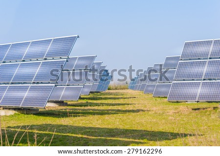 Solar panels to produce energy in an environmentally friendly manner