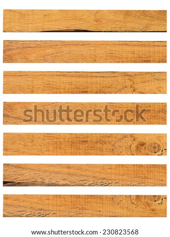 Isolate Wood plank brown texture background
