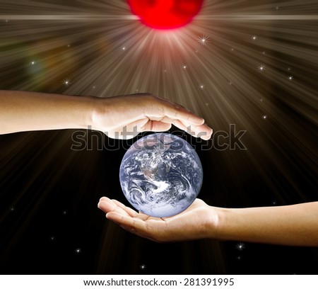 Save the Earth Elements of this image furnished by NASA