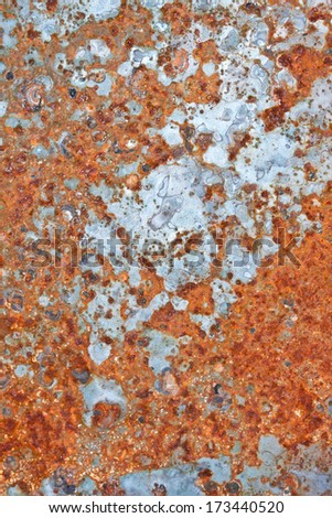 Grunge iron rust  texture, old steel corrosion background