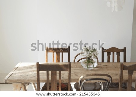 Empty dining room