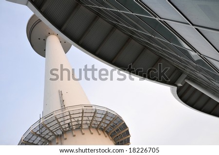 trade fair hall and televison tower Hamburg